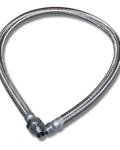 Gas tube 1"x2000 SST w/union according to DVGW